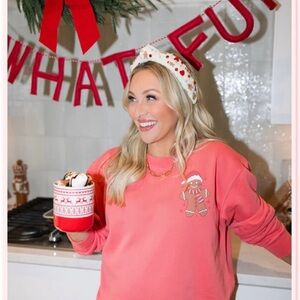 Brand new Living Fully Co. holiday gingerbread headband STUNNING!